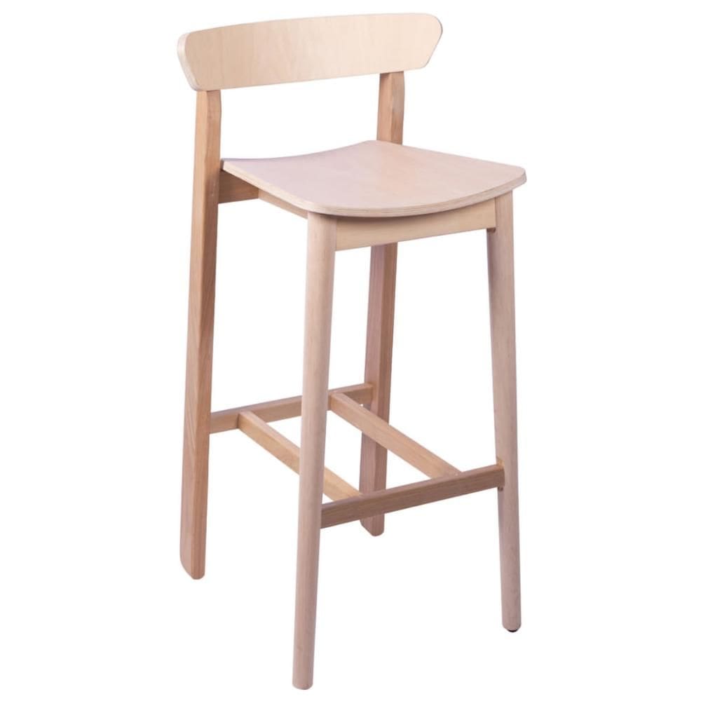 Banqueta Tramontina Piazza Kyoto em Madeira Tauarí com Acabamento Natural