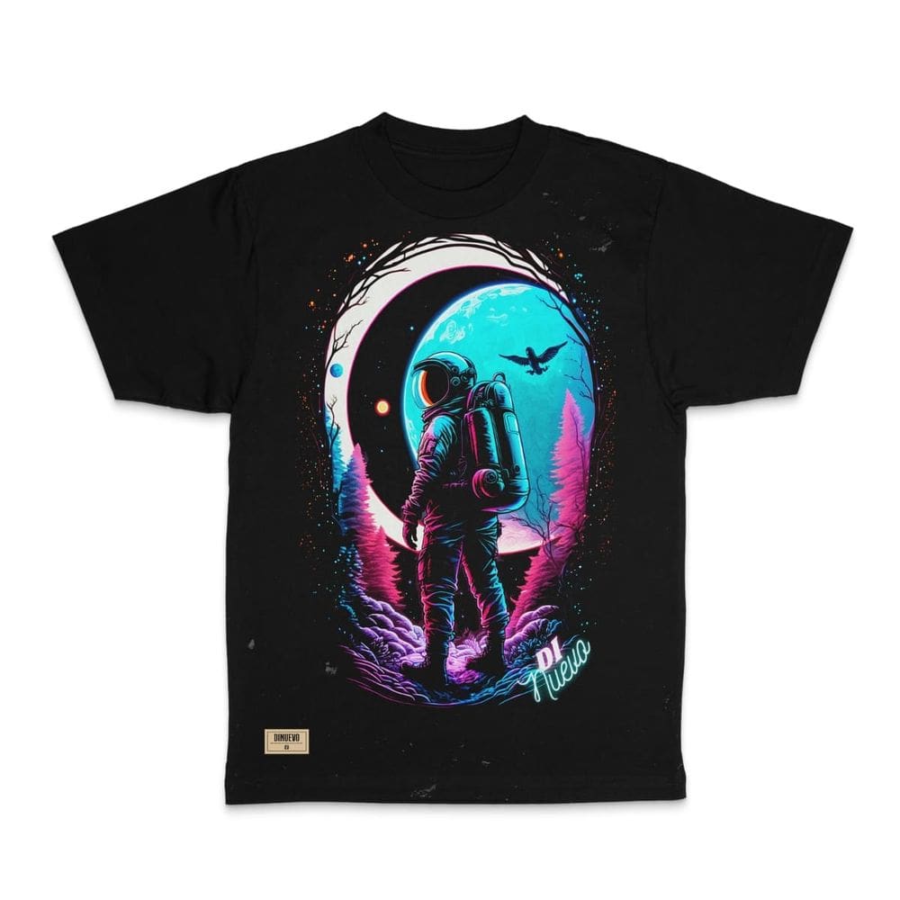 Camiseta Masculino Astronauta Desbravador Moon Psy