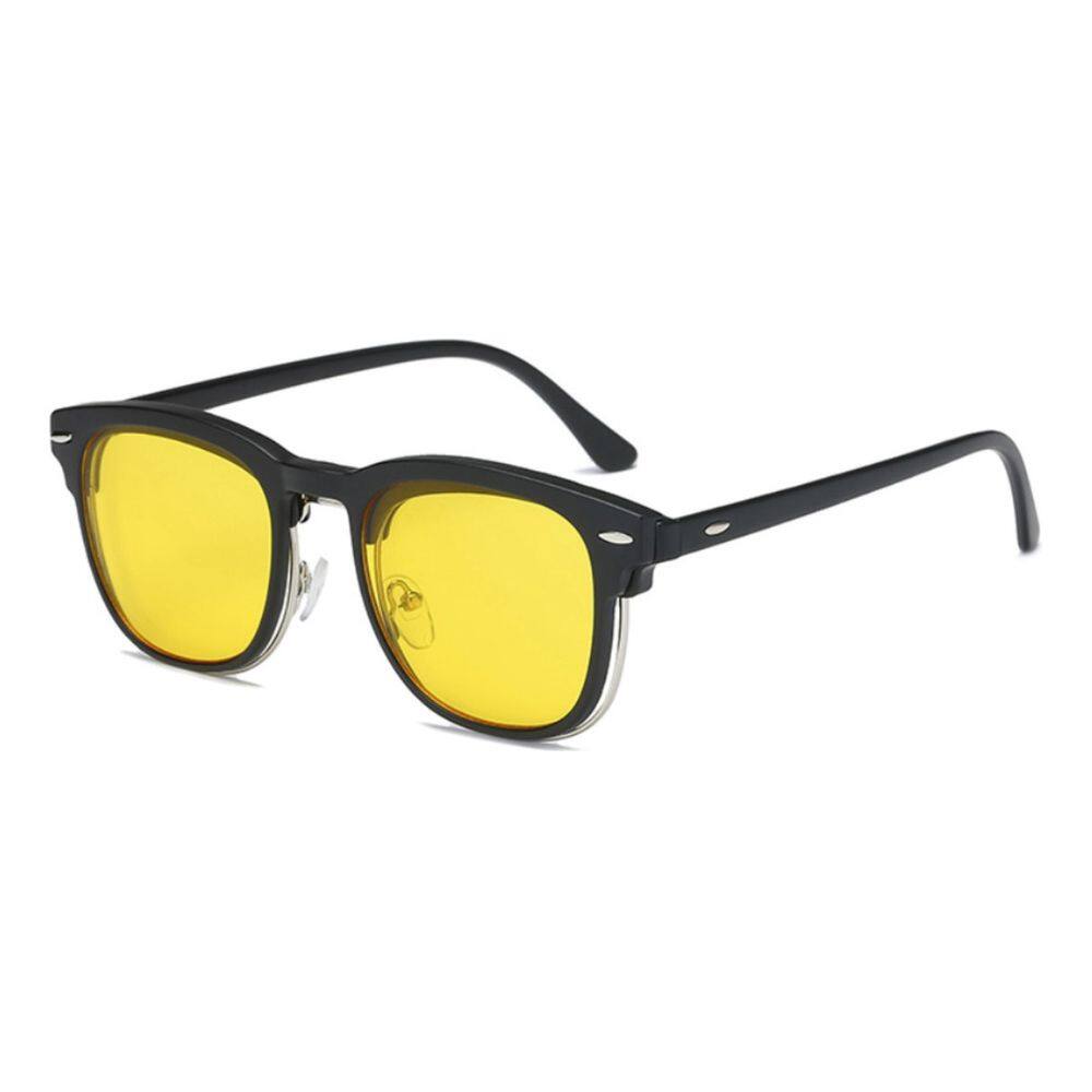 Armação De Óculos + 1 Lente Clip On Solar Polarizada Uv400