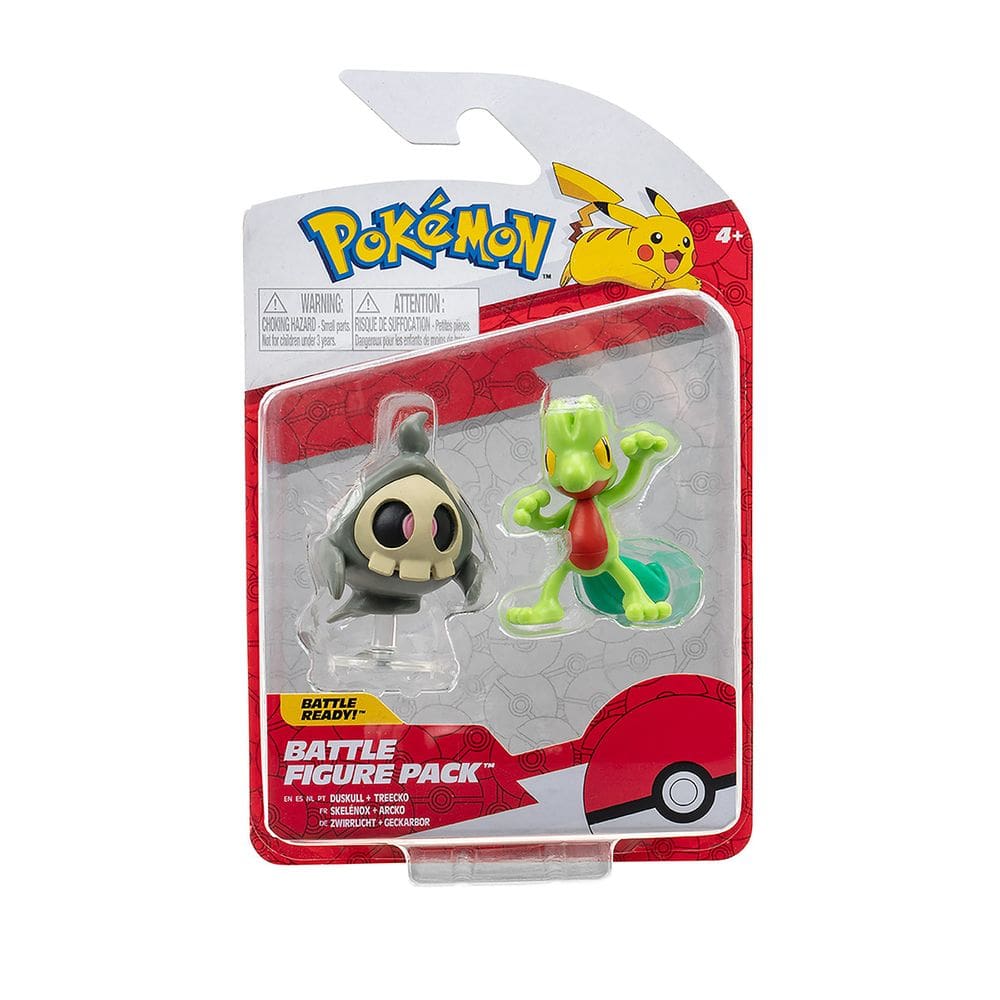Pokémon - 2 Boneco De Ação Duskull E Treecko - Sunny