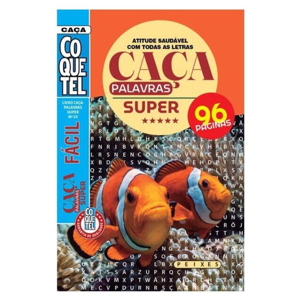 Livro Coquetel Caça-Palavras Super 20