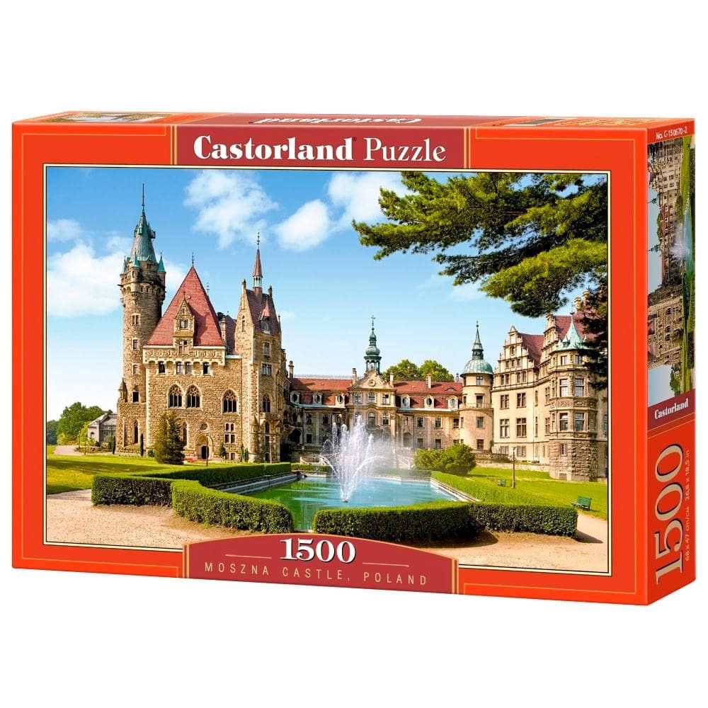 Puzzle 1500 Peças Castelo Moszna - Polonia - Castorland Importado 1506702