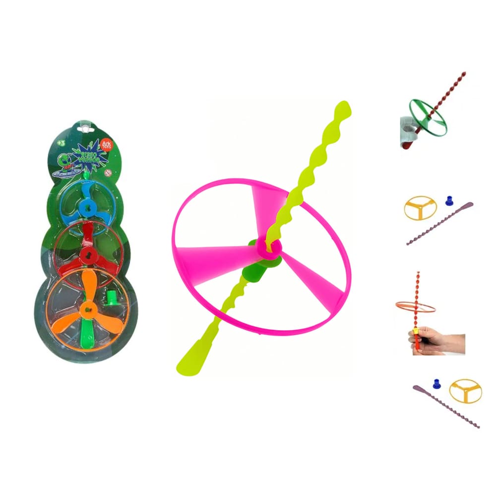 Brinquedo Lançador Disco Voador Alien Infantil 3 Discos