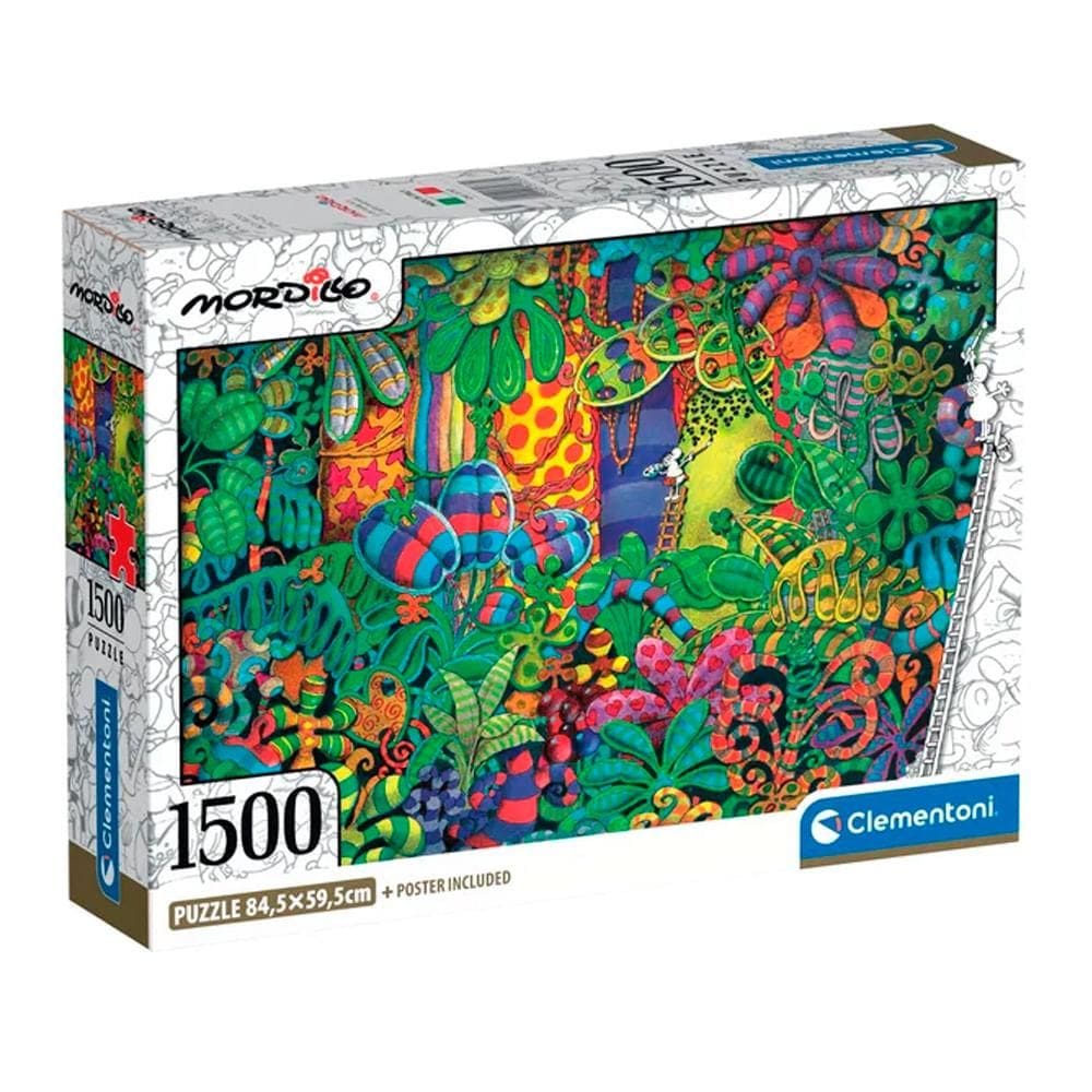 Puzzle 1500 Peças Selva - Mordillo  - Clementoni 31737