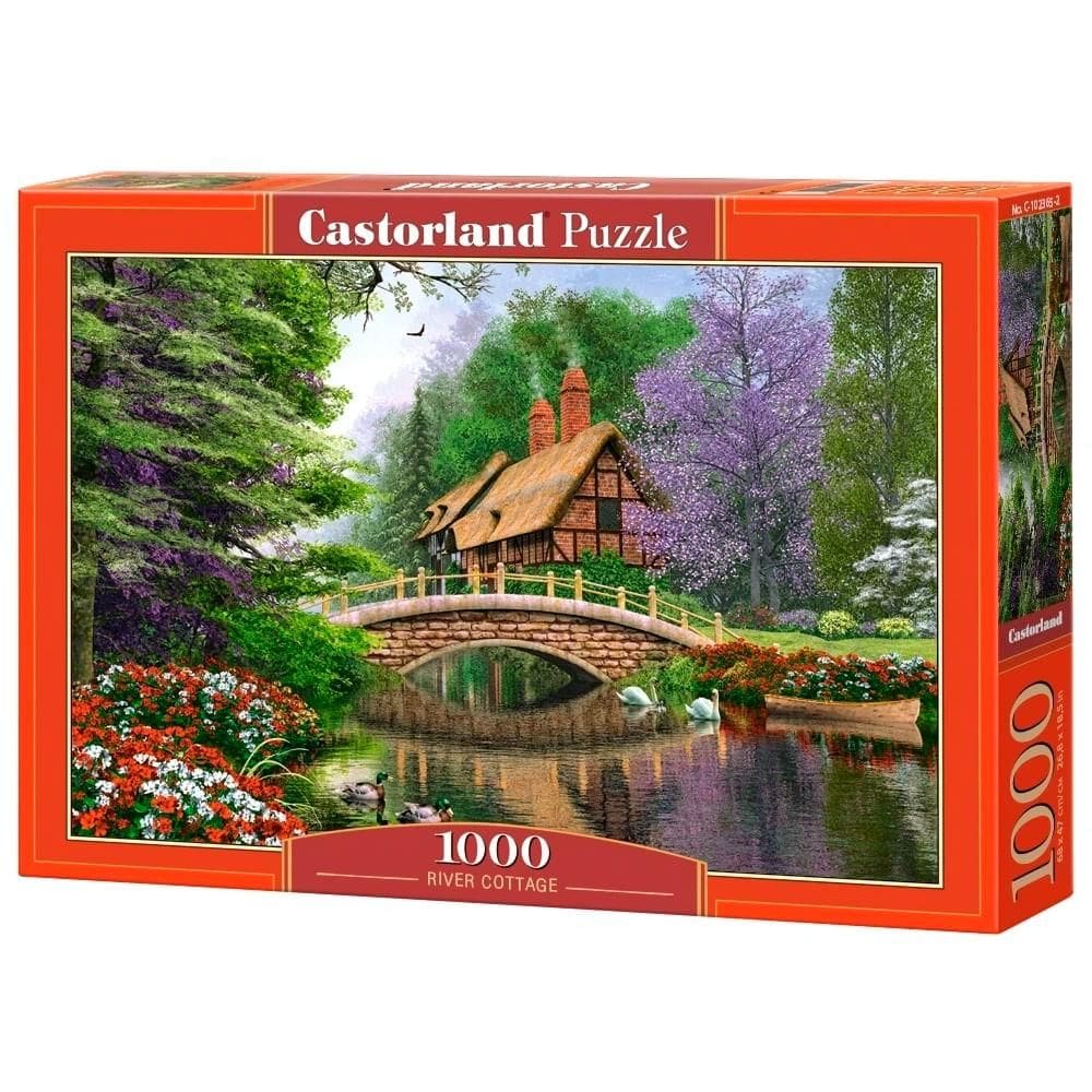 Puzzle 1000 Peças Ponte no Riacho - Castorland Importado 1023652