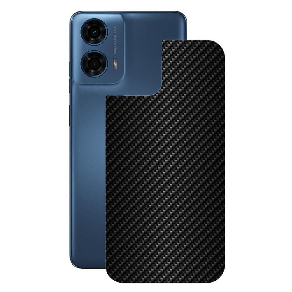 Película para Moto G24 Power - Traseira de Fibra de Carbono Preta - Gshield
