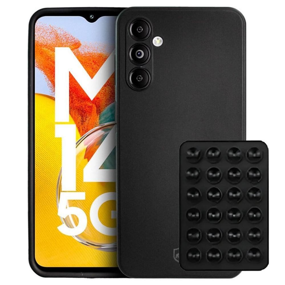 capinha Silicon Veloz para Samsung Galaxy M14 Ventosa  Preta
