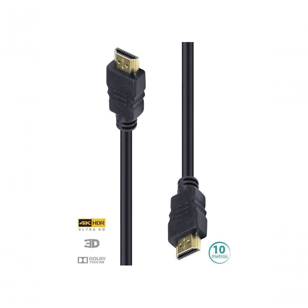 Cabo Hdmi 2.0 4k Ultra Hd 3d Conexão Ethernet 10 Metros - H20-10