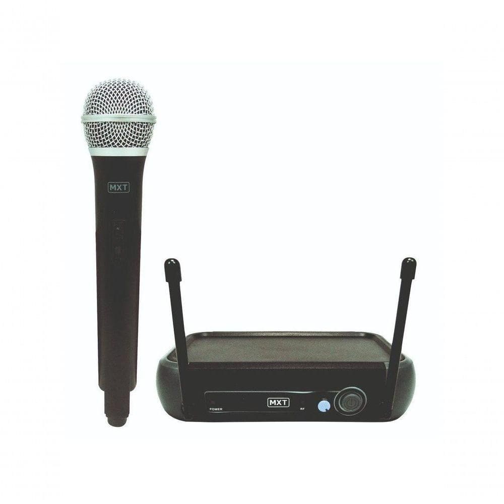 Microfone Sem Fio Mxt Uhf202-201 Frequencia 686.1mhz