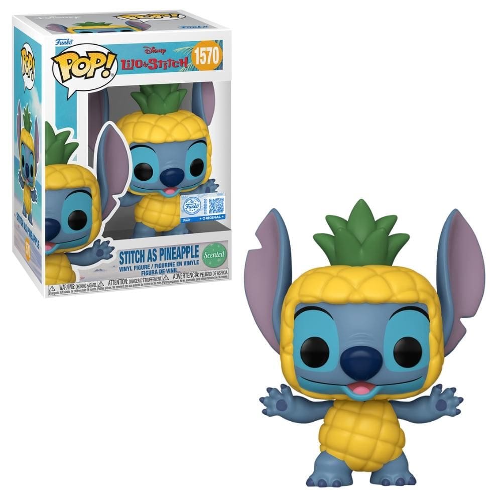 Boneco Funko Pop! Disney Lilo & Stitch - Stitch de Abacaxi