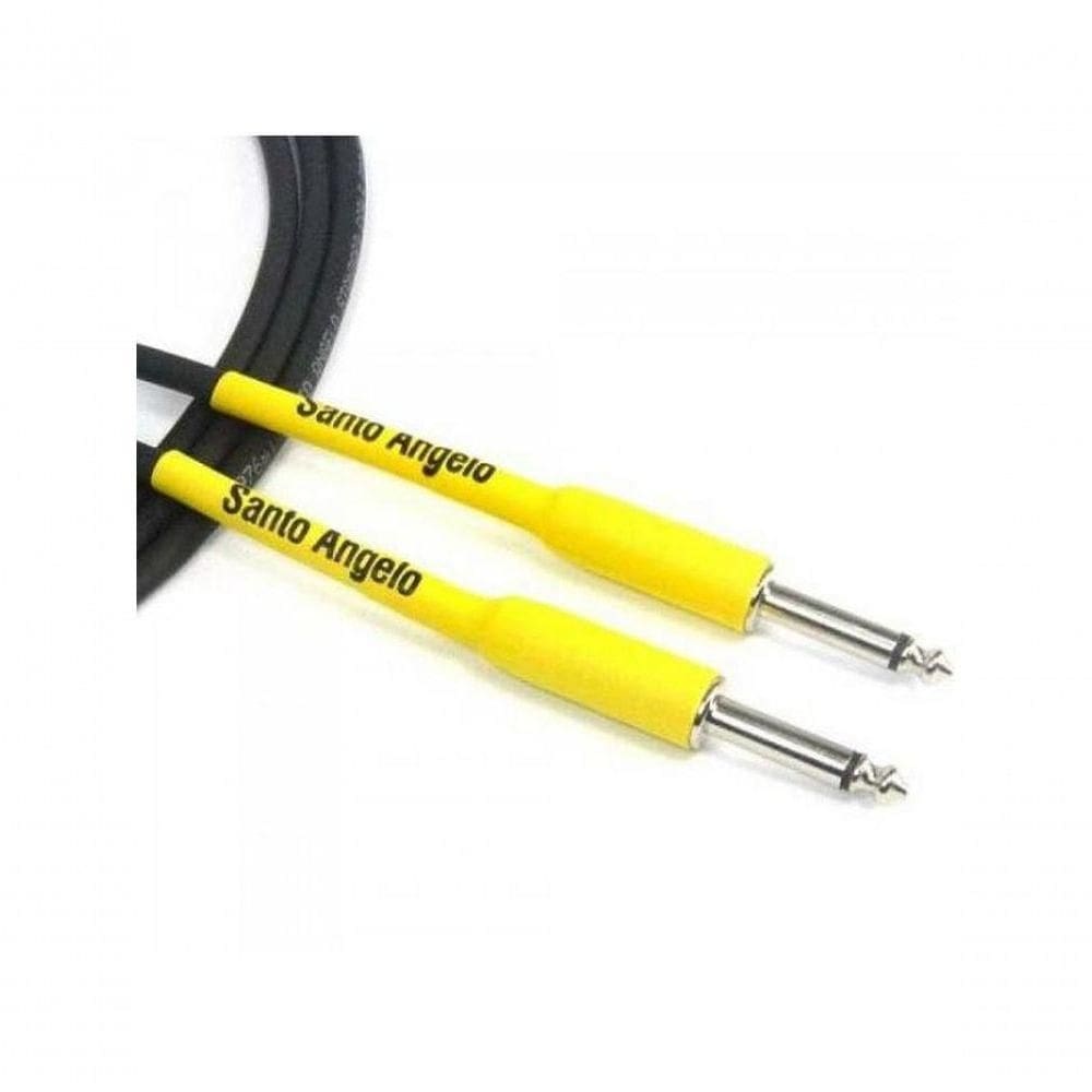 Cabo Para Instrumentos 4,57m Samurai Preto-amarelo Santo Angelo