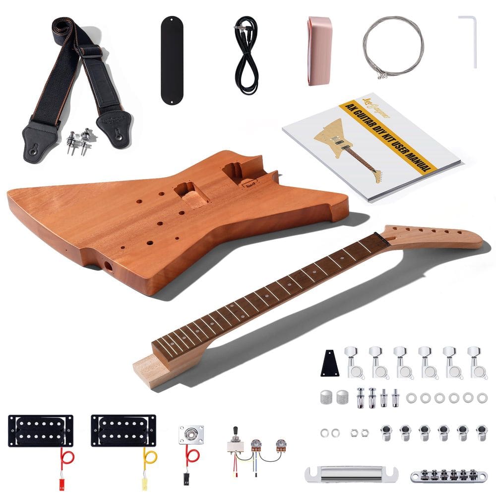Kit de guitarra elétrica Leo Jaymz Mahogany Body & Neck AX