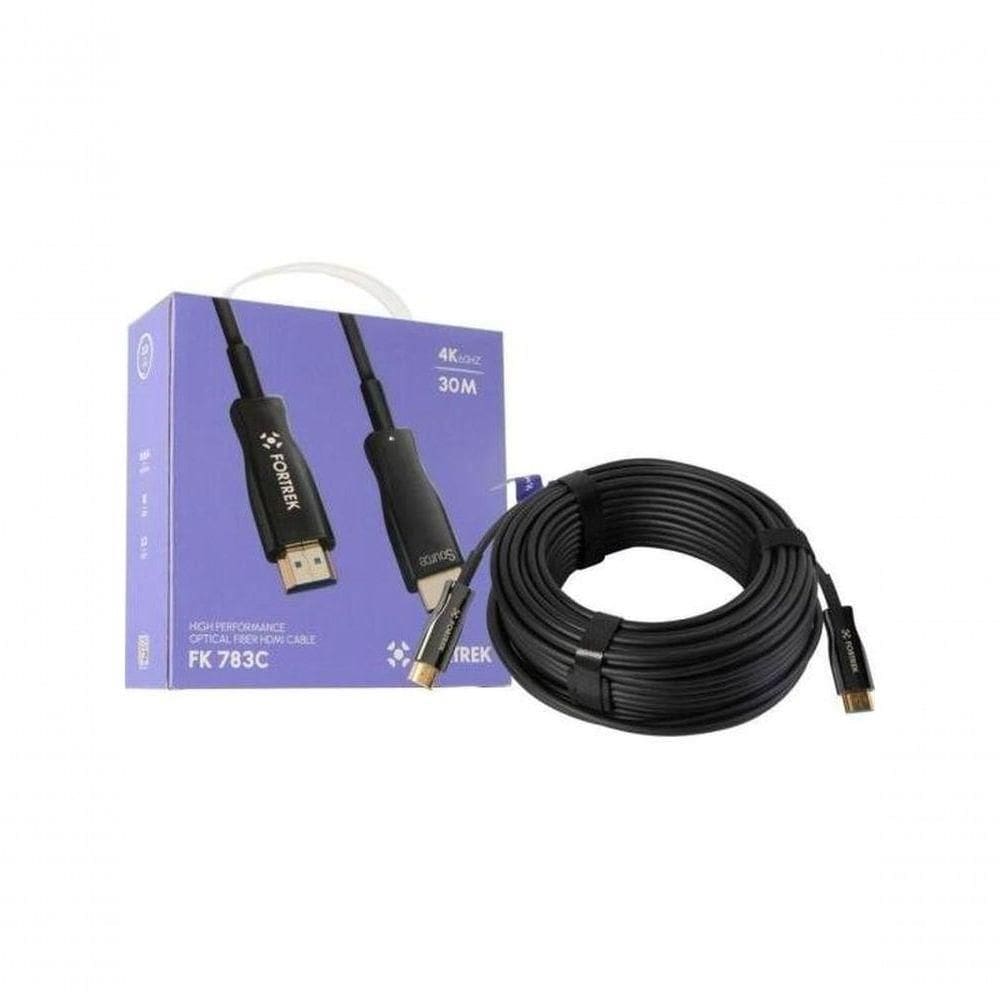 Cabo Hdmi Fibra óptica 4k Fk 783c 30m Fortrek