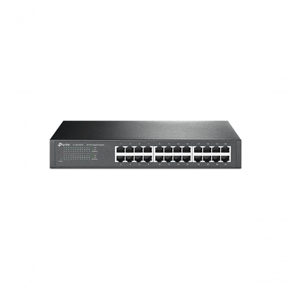 Switch 24 Portas Tp-link Tl-sg1024d Gigabit 10-100-1000 Mbps