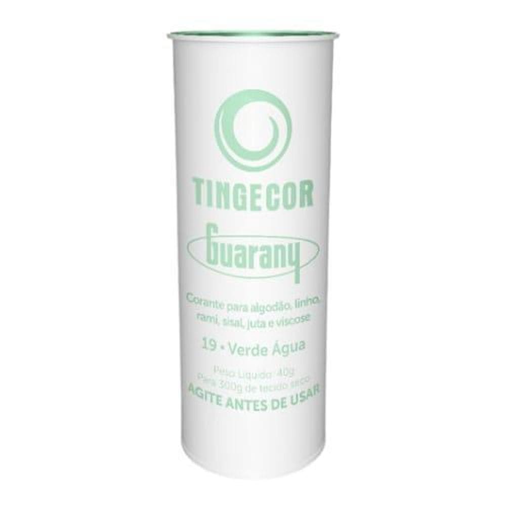 Tinta Para Tecido Corante Tingecor Guarany Tintol Verde Água