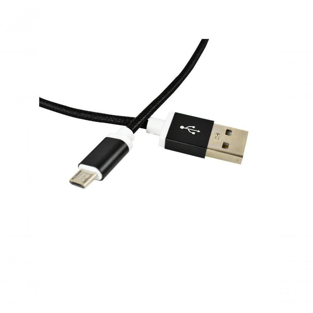 Cabo Usb Evus Fast Charge Micro Usb 5p 1.0m C-058 Preto