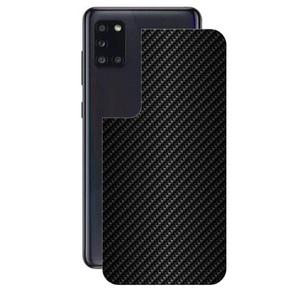 Película para Samsung Galaxy A31 - Traseira de Fibra de Carbono Preta - Gshield