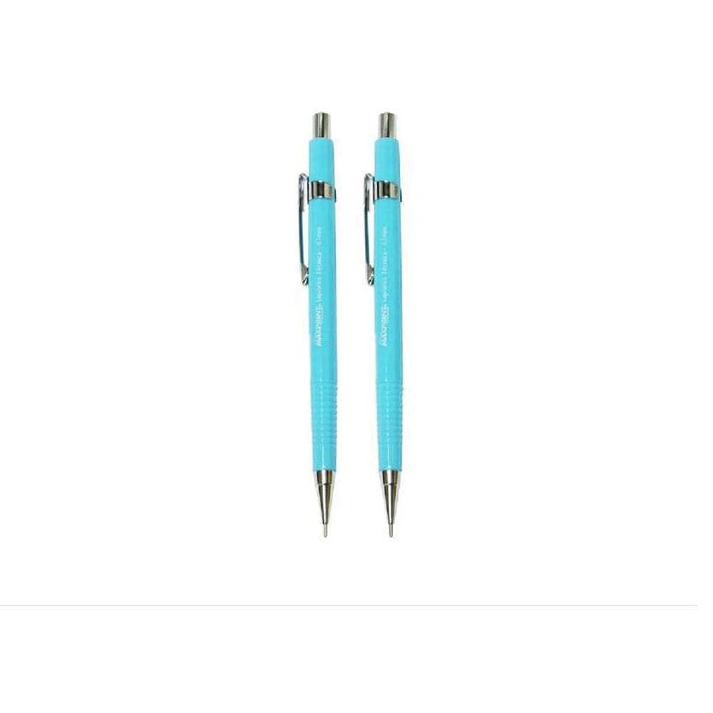 Lapiseira Técnica Metal Ponta 0,7Mm Azul  Com 12  Maxprint