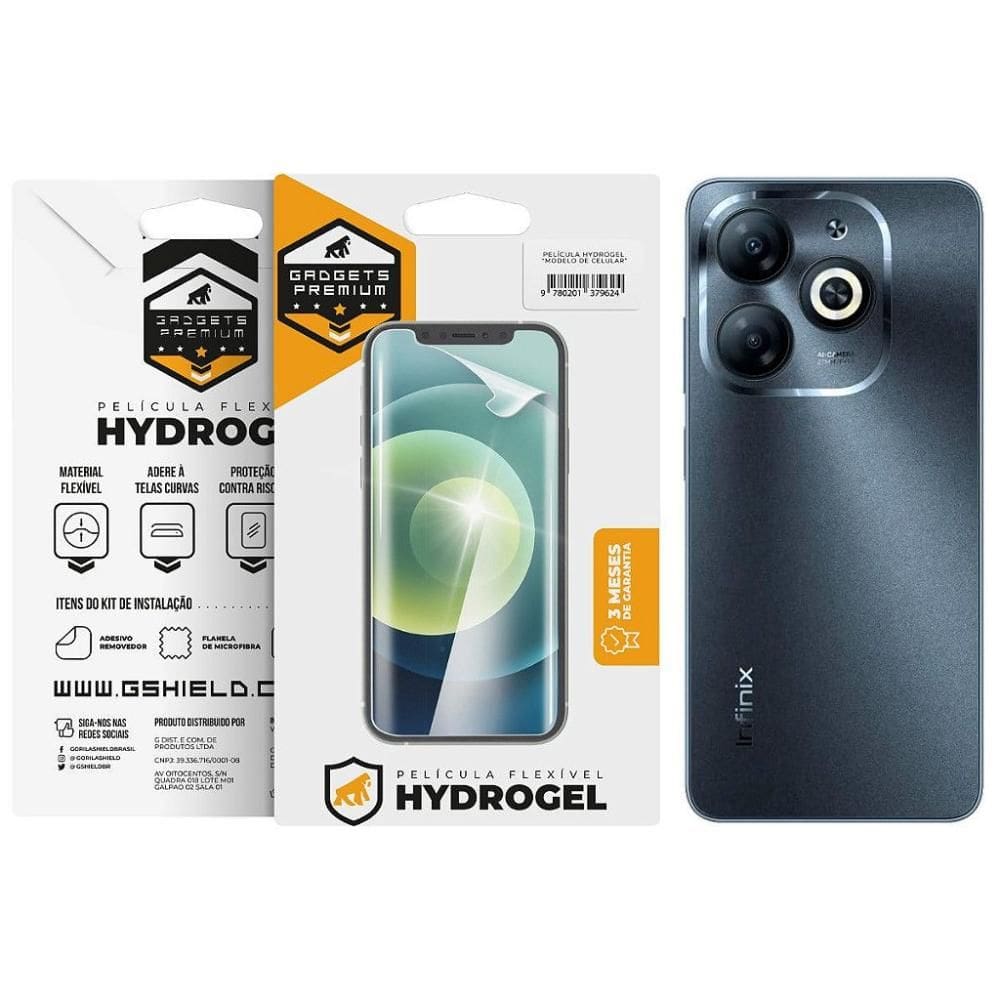 Película para Infinix Smart 8 Pro - Traseira Hydrogel HD - Gshield