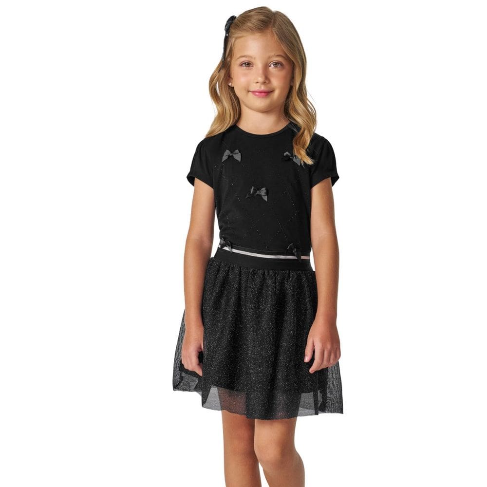 Conjunto Infantil Trick Nick Saia Tule Brilhante
