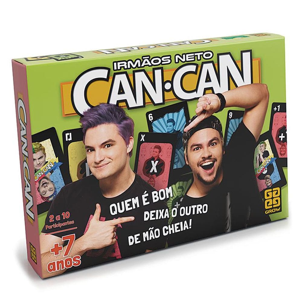 Jogo de Cartas Can Can - Grow - 110 Cartas