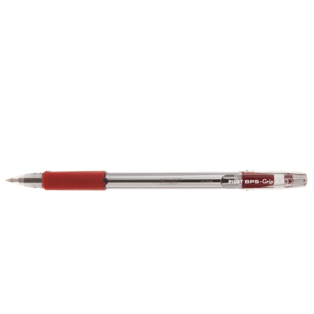Caneta Bps Grip M 1.0 Vermelha Pilot  12 Unidades