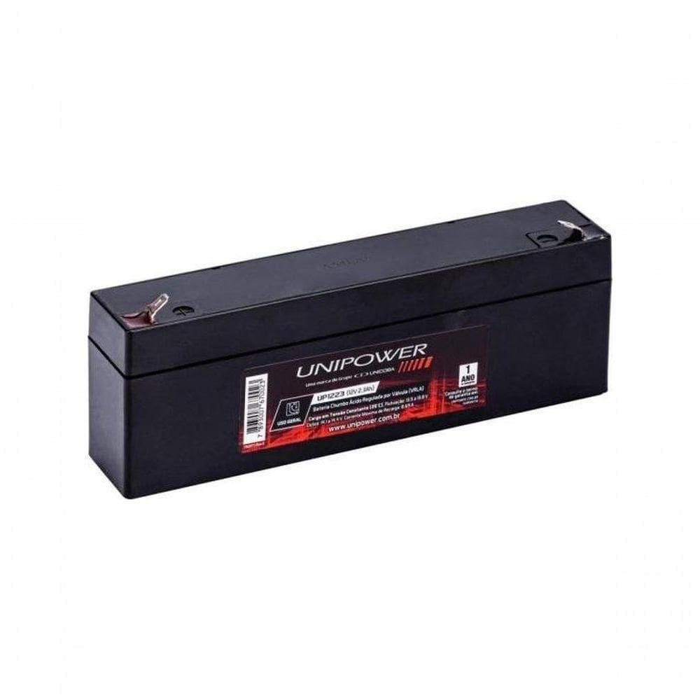 Bateria Estacionária Selada 12v 2,3ah Vrla Up1223 Unipower