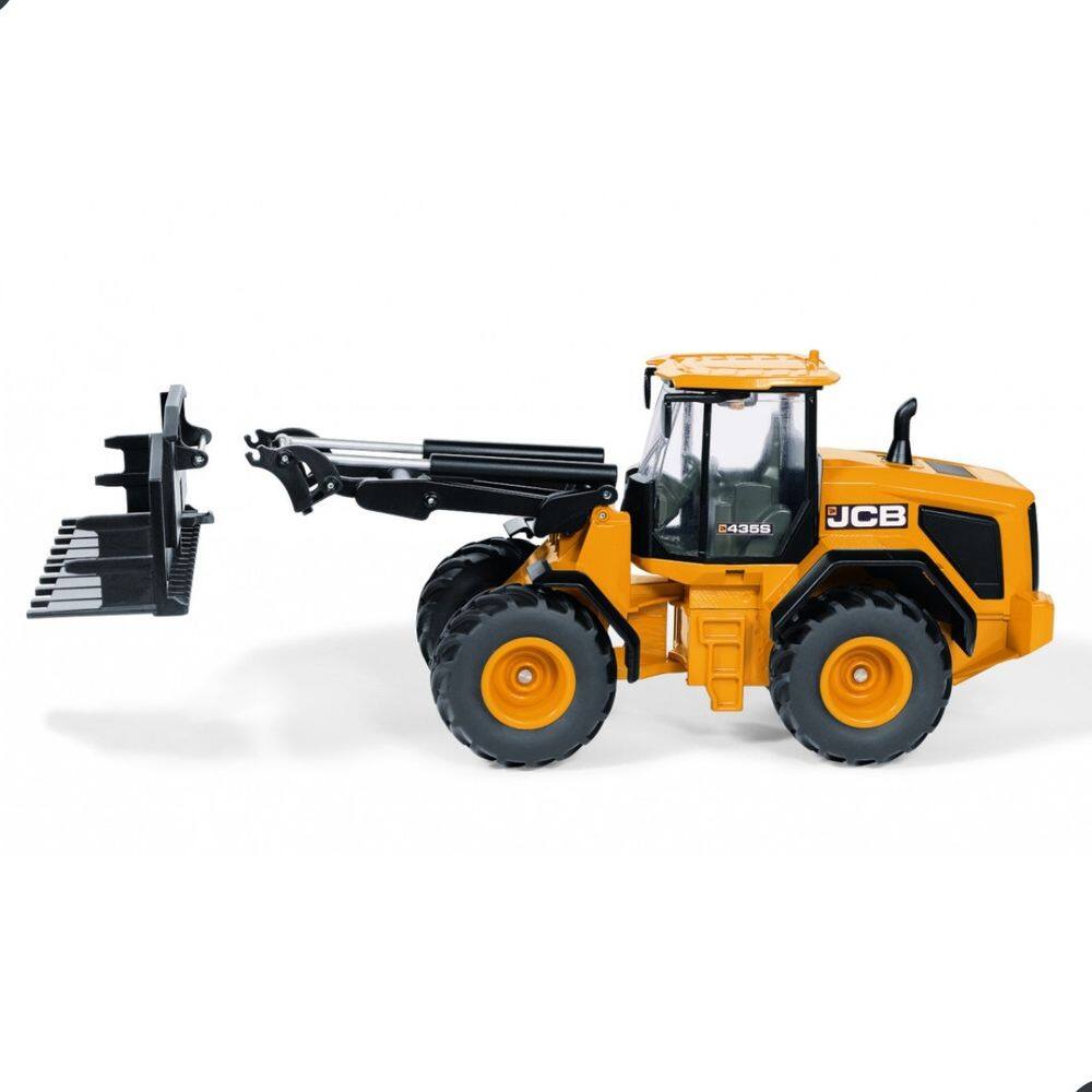 Miniatura Trator Carregador Agrícola JCB 435S Siku 1/32