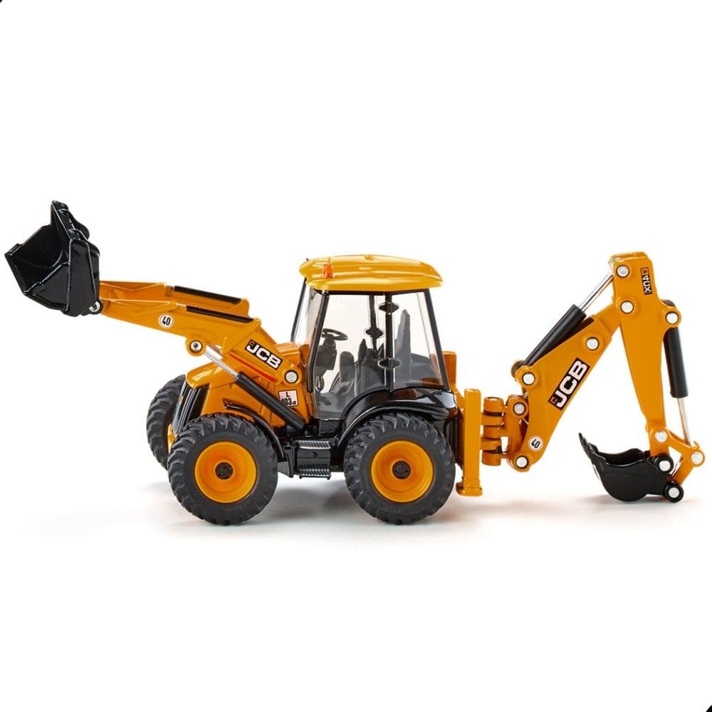 Miniatura Trator Retroescavadeira JCB 4CX Siku 1/50