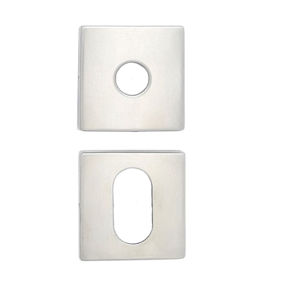 Jogo de Roseta 529 HAGA - Ex Cil. 5A -Inox Polido - 0459