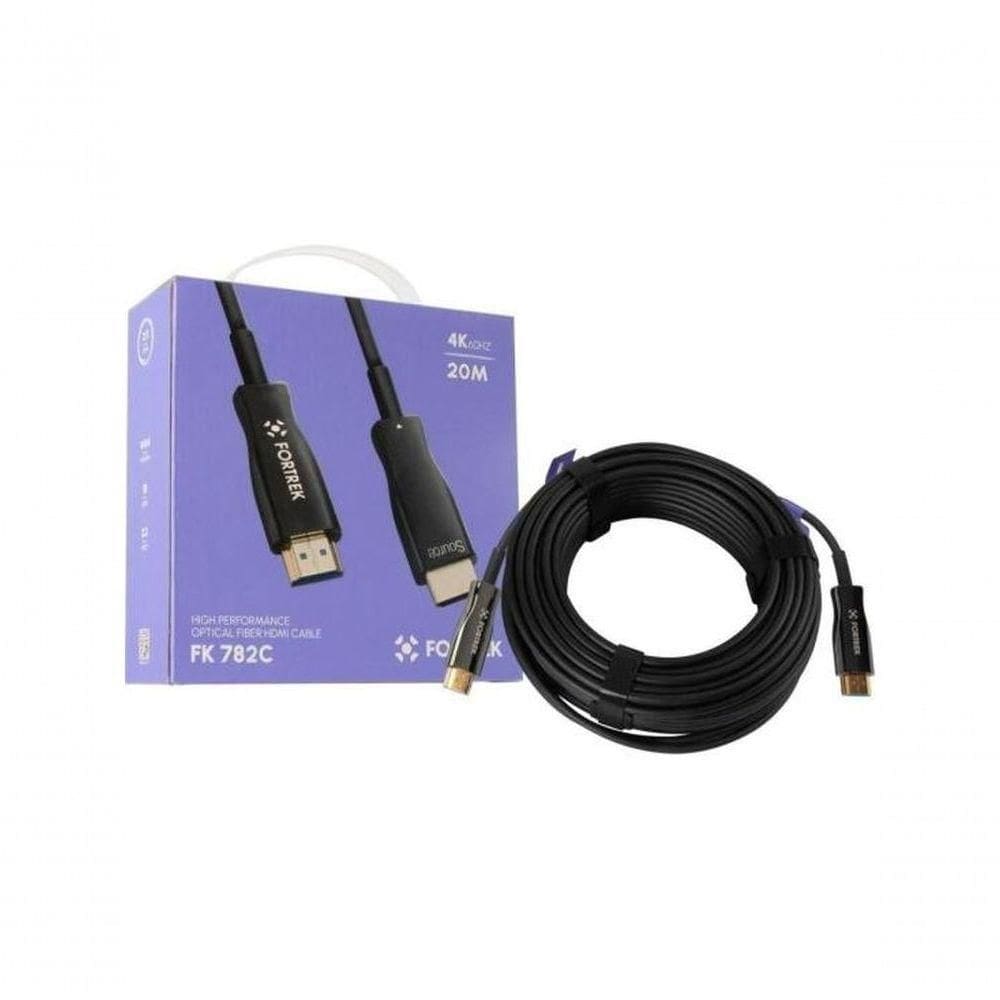 Cabo Hdmi Fibra óptica 4k Fk 782c 20m Fortrek