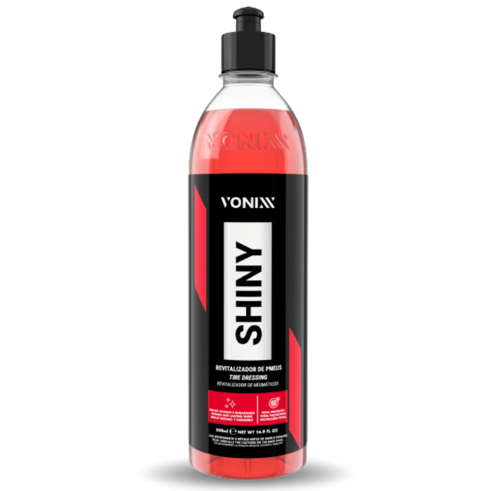 Revitalizador De Pneu 500ml Vonixx Shiny Brilho Molhado Duradouro