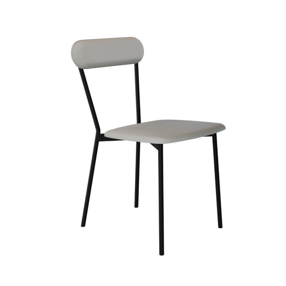 Cadeira Vintage Emília Fixa C-4 Pes 450 X 505 X 810 Mm C-1 Un.cn.saturno Off White Cn.saturno Off White
