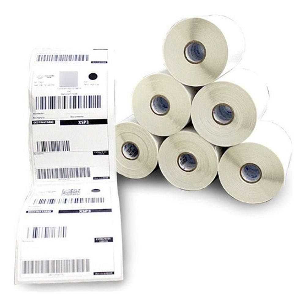 10 Rolos Etiqueta 10x15 Cm Térmica Serrilha E-commerce