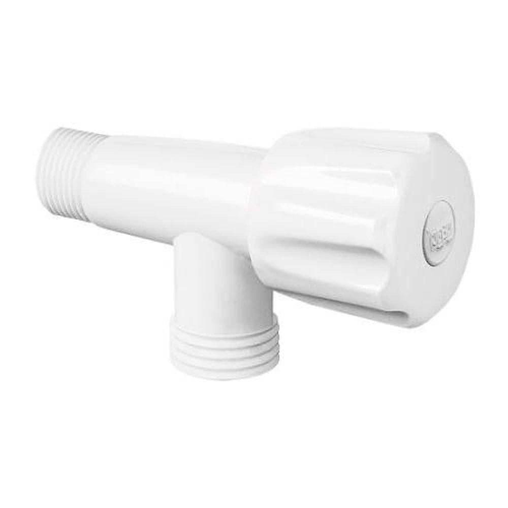 Registro Para Máquina Saída 3-4 Branco Abs - Economia De água 50%