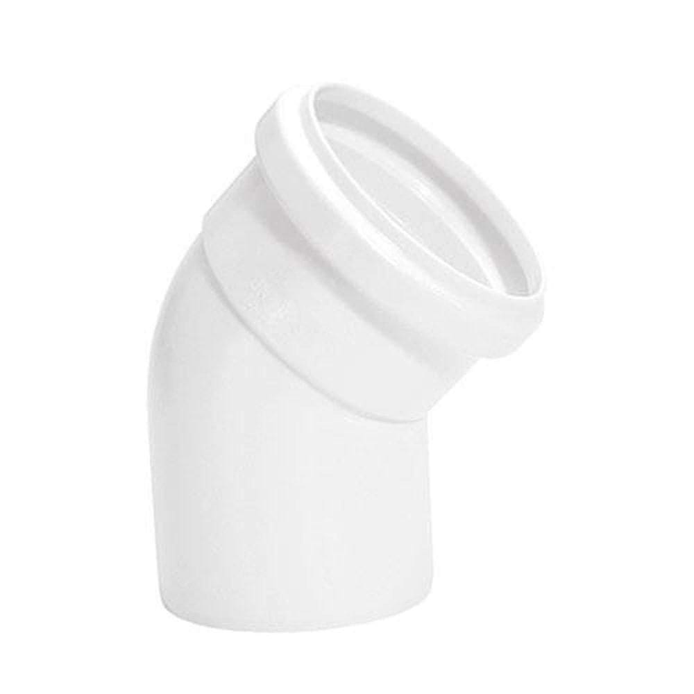 Joelho 45° Esgoto 150mm Pvc Com Bolsa Soldável - Resistente A 750 Kpa