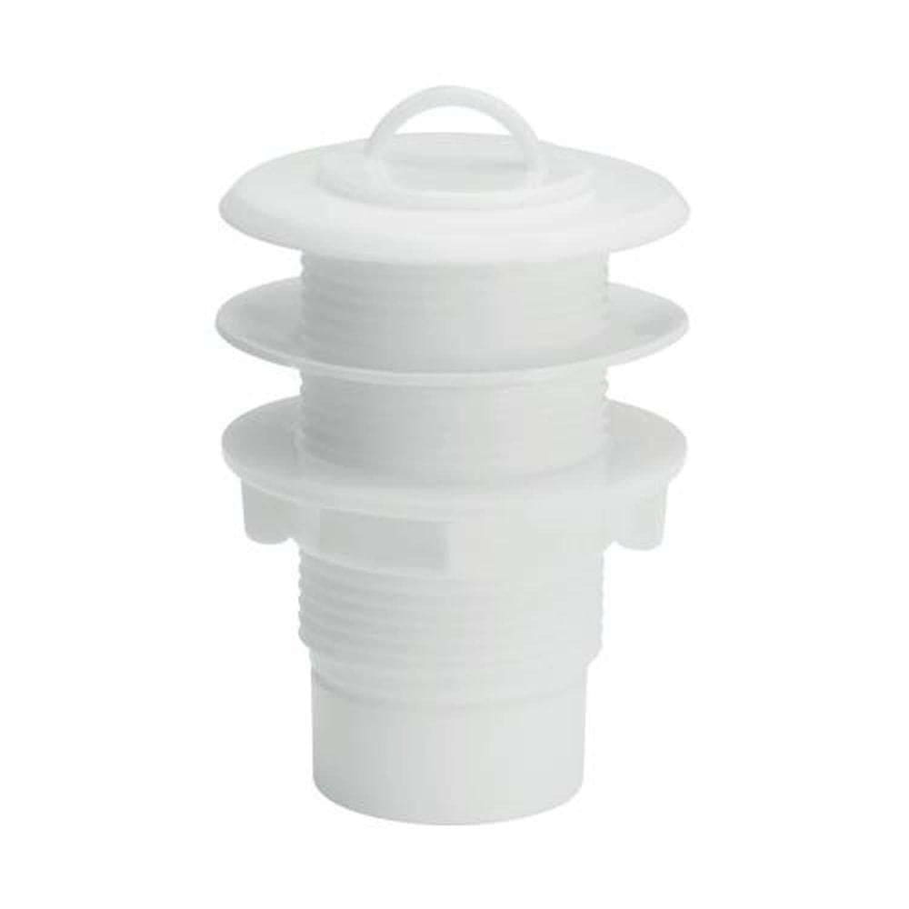 Válvula Tanque N° 9 Pvc Branca Para Pias E Lavatórios - Plastubos