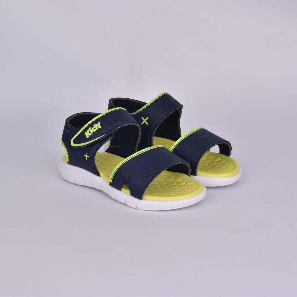 SANDALIA KIDY TOYS MARINHO/VERDE NEON Kidy