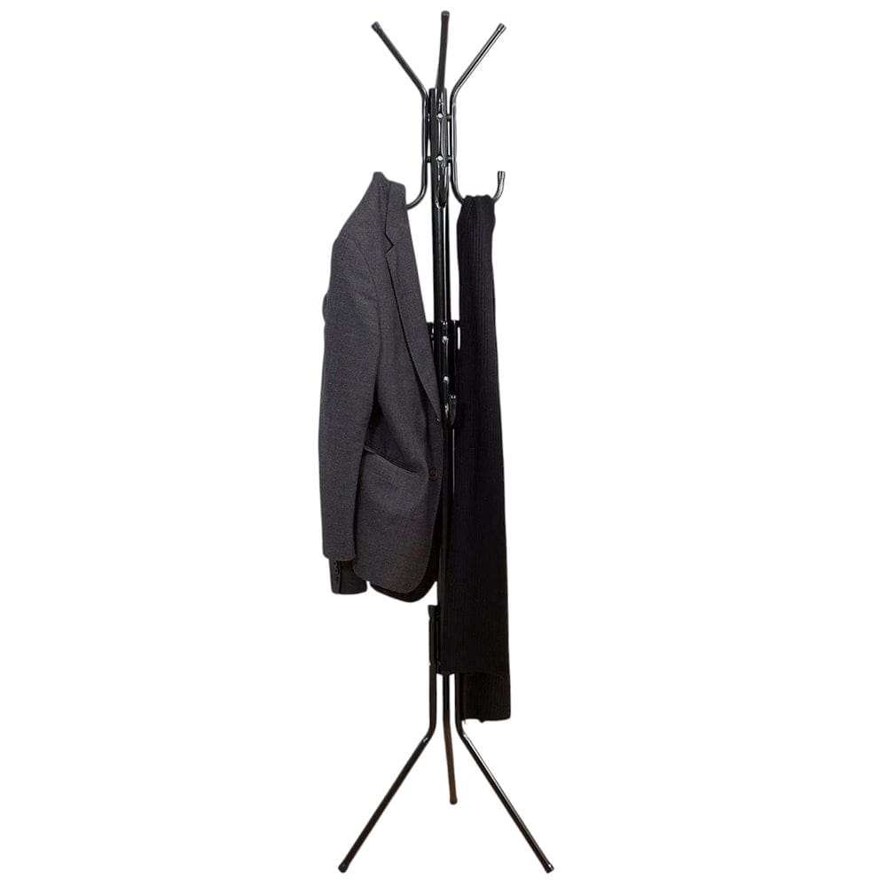 Mancebo Cabideiro Arara 9 Ganchos Roupa Blusa Chapeu Bolsa Casaco Toalha Quarto Closet Casa Sala Organizaçao Versatil