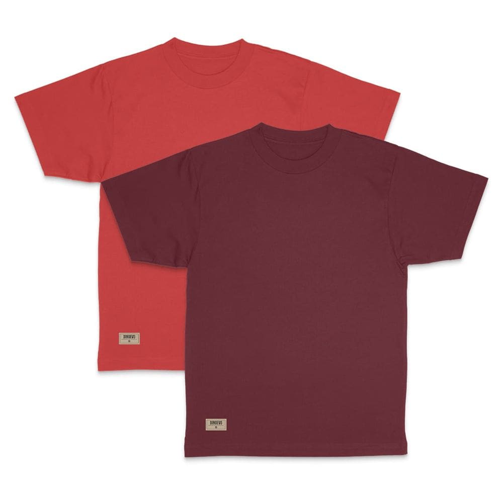 Kit Essencial Masculino 2 Camisetas em Algodão 30.1 de Manga Curta