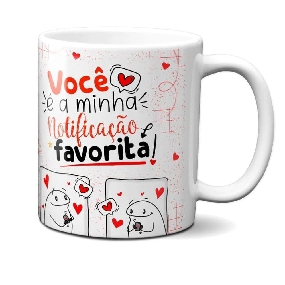 Caneca Personalizada Notificação favorita 320 ml