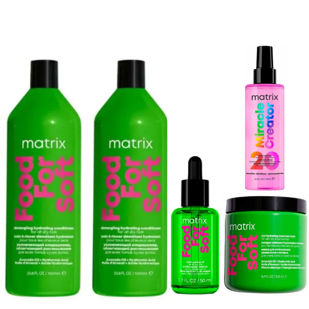 Matrix Kit Oleo+Shampoo+Condicionador+Mascara G+Leave In