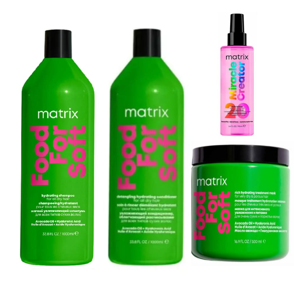 Matrix Kit Shampoo+Condicionador+Mascara+Leave In