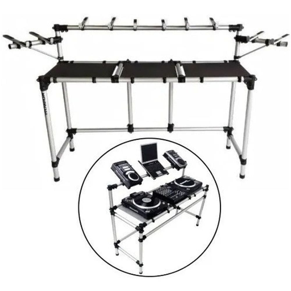 Rack Titanium Rdj-mk2 Custom P/ Kit Dj Completo Toca Discos