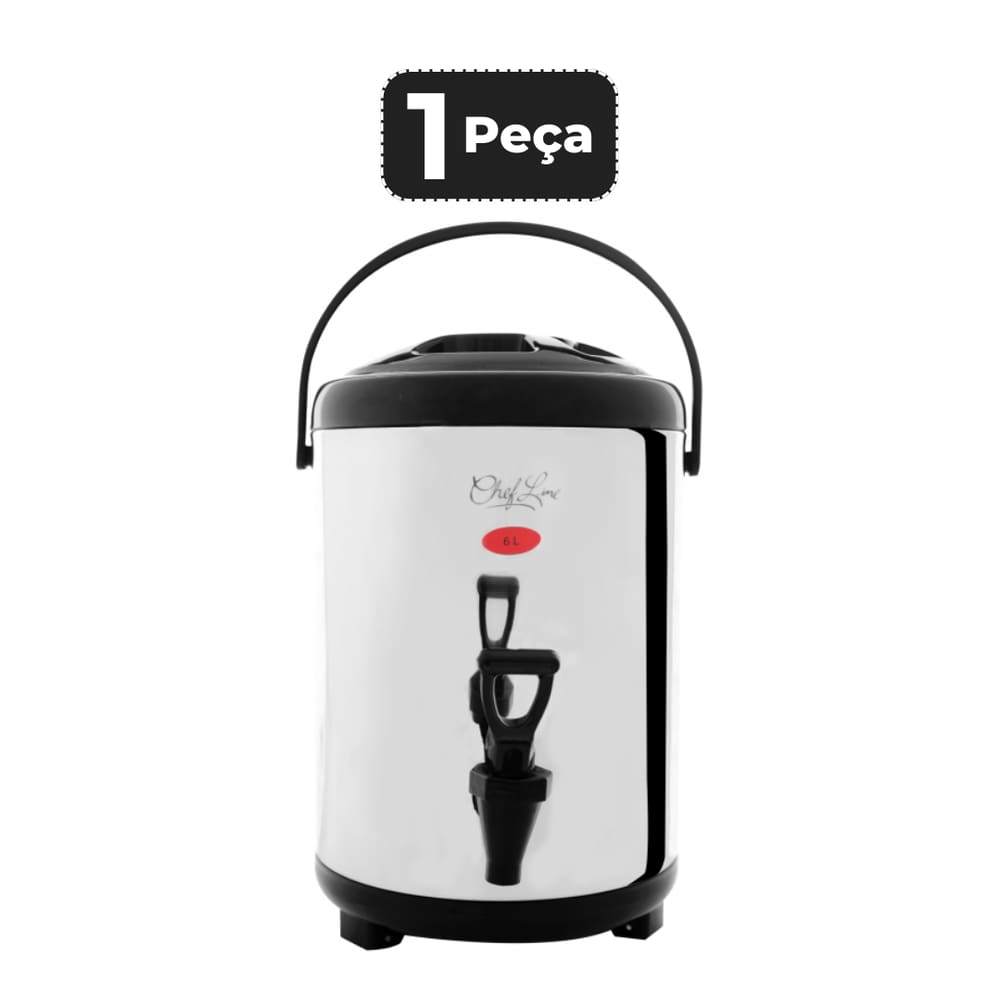 Botijao Termico Inox 9,5 Litros