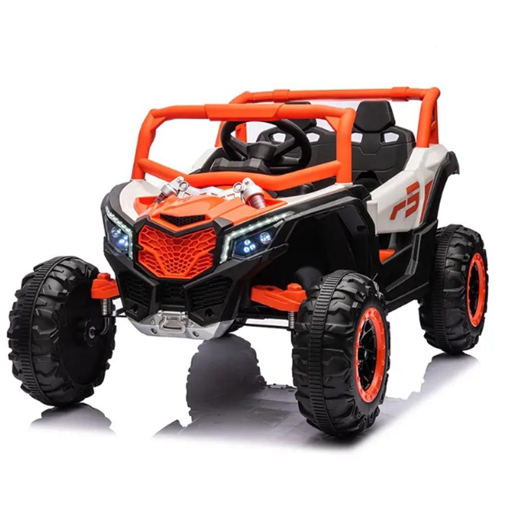 Carro Eletrico Infantil Off Road Laranja Controle Remoto 12v