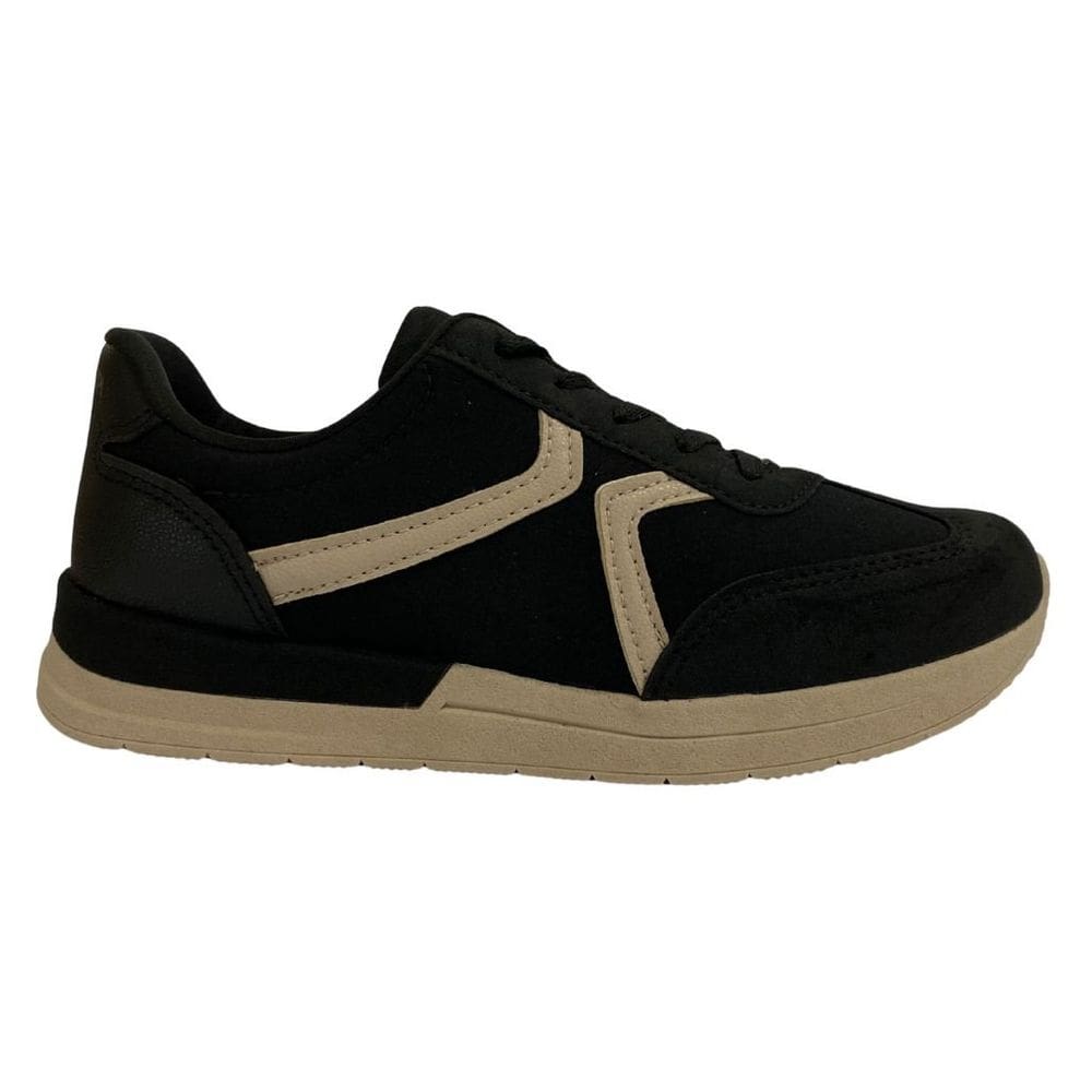 Tênis Mississipi MF632 Feminino Preto casual