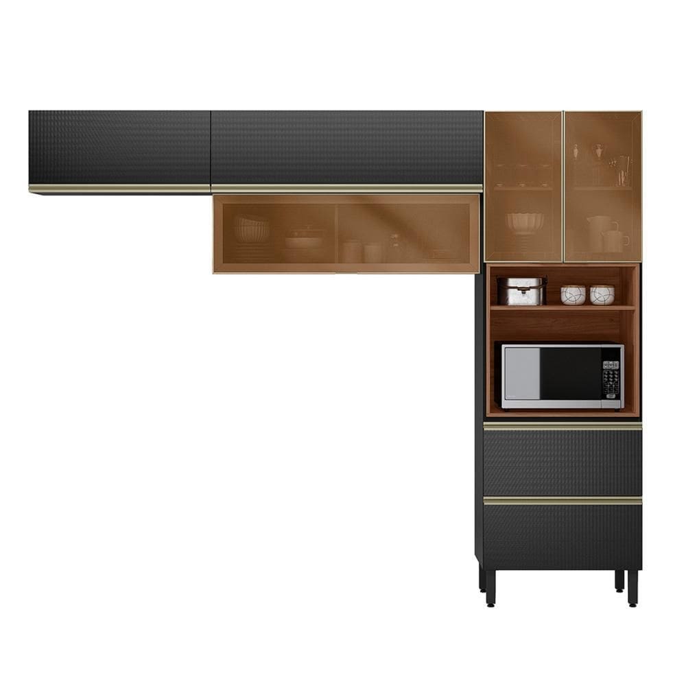 Cozinha Modulada Proença 3 Peças com Aéreo 80cm - Demartêz