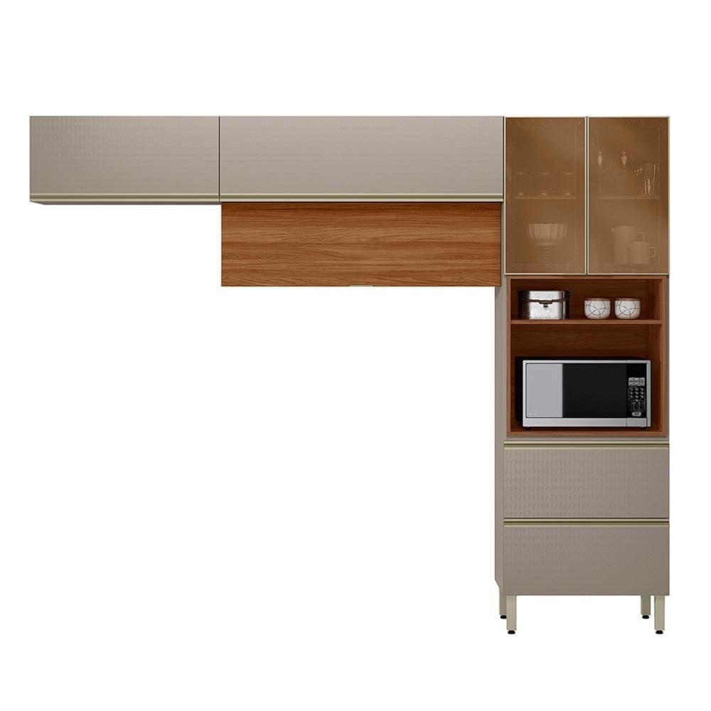 Cozinha Modulada Proença 3 Peças com Paneleiro 1 Forno - Demartêz
