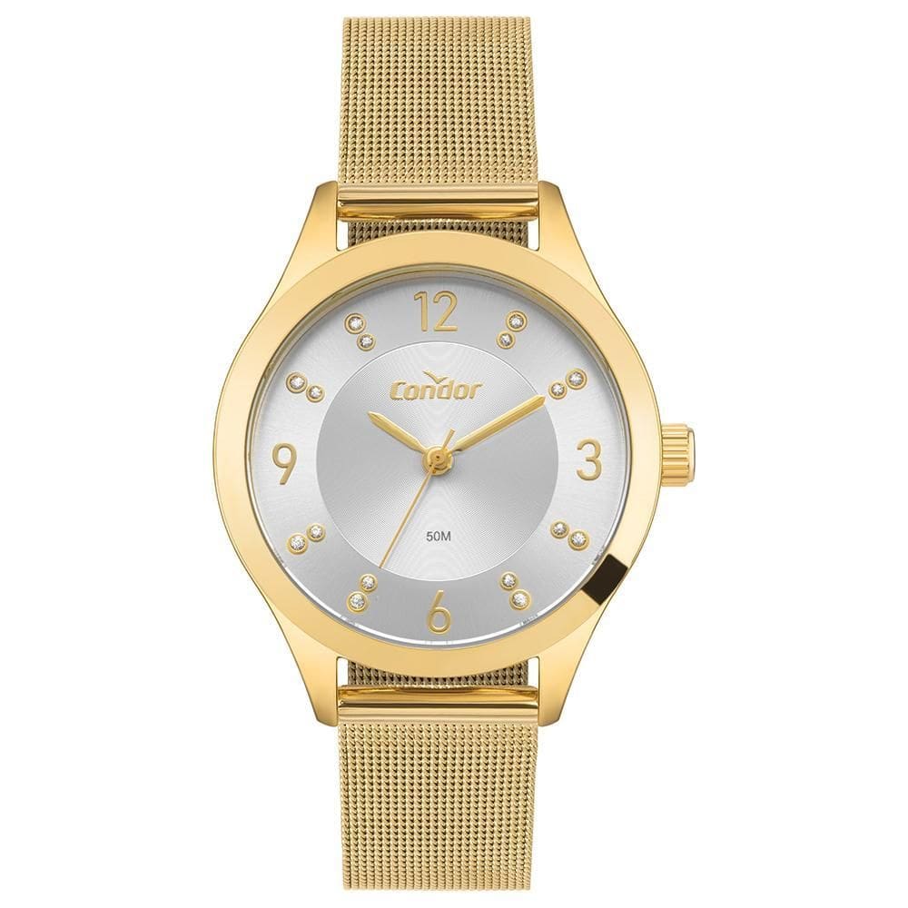 Relógio Condor Feminino Dia A Dia Dourado - CO2035NQT/4K